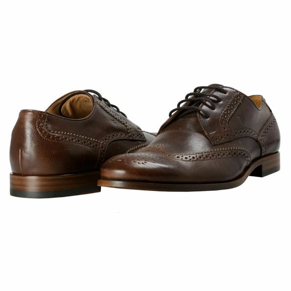 Tod\'s Men\'s Brown Leather Wing Tip Oxfords Shoes main image 7